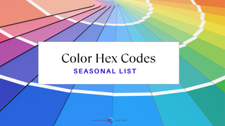 Color Hex Codes - Seasonal List {digital}