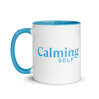 Blue "Calm" Mug