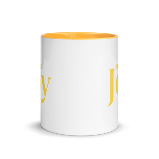 Yellow "Joy" Mug