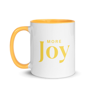 Yellow "Joy" Mug